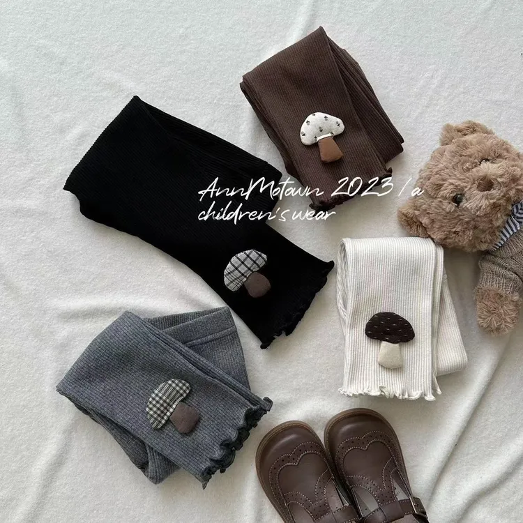 女童2023年秋冬新款儿童厚裤子打底裤加绒加厚宝宝弹力裤冬季裤子