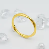 【飘飘严选】足金999 莫比乌斯环戒指 1.05 17#
