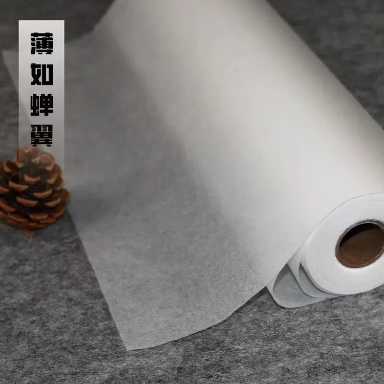 （2卷）王炸蝉翼雁皮宣长卷半生半熟毛笔字书法纸宣纸