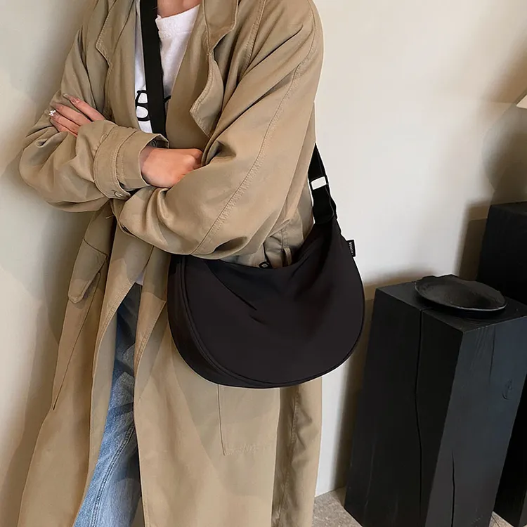 秋冬新款休闲百搭女包大容量单肩包斜挎包布包潮大包包