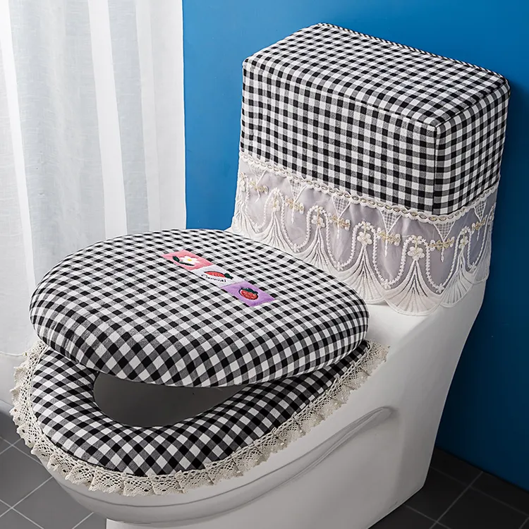 马桶垫坐垫子两件套三件套装四季通用家用防水加厚马桶套坐便套装