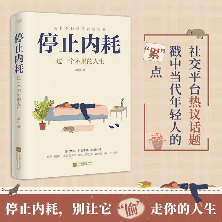 停止内耗:过一个不累的人生 写给那些疲惫又焦虑的年轻人实用书籍