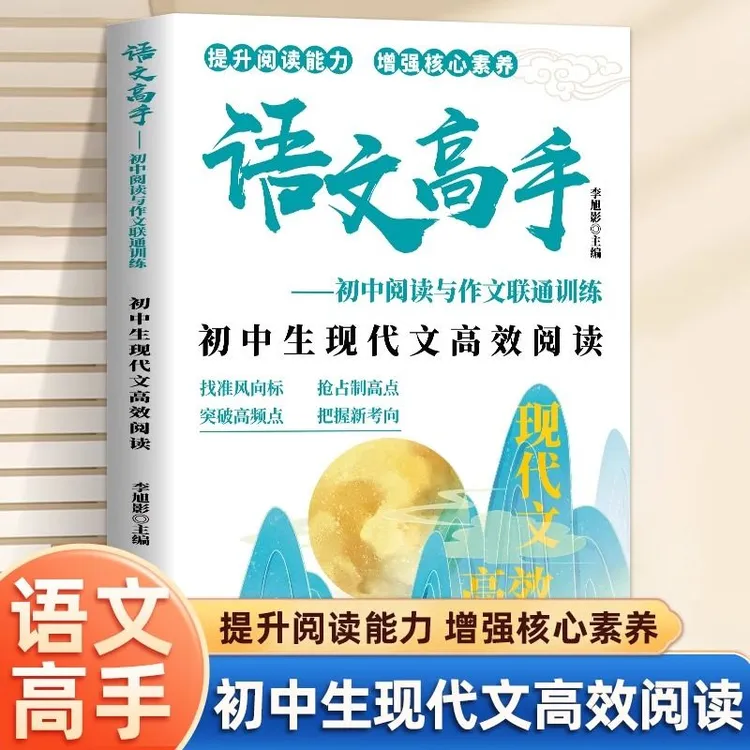 语文高手初中阅读与作文联通训练  初中生现代文、文言文 高效阅读