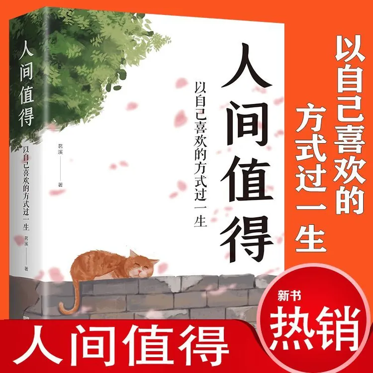  【杜子建专属】人间值得 以自己喜欢的方式过一生当代文学励志书