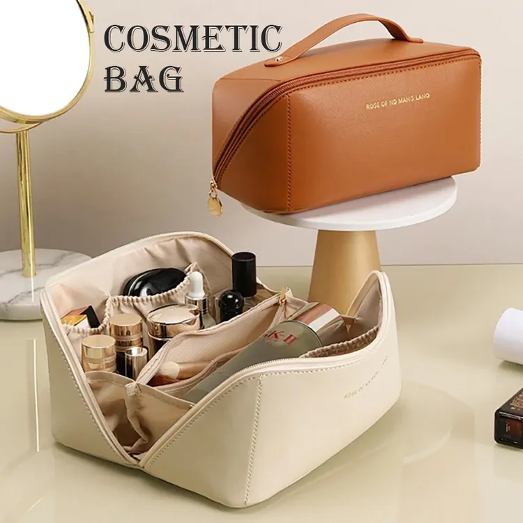 化妆包女大容量便携式2024新款高端ins旅行化妆收纳袋手提高级
