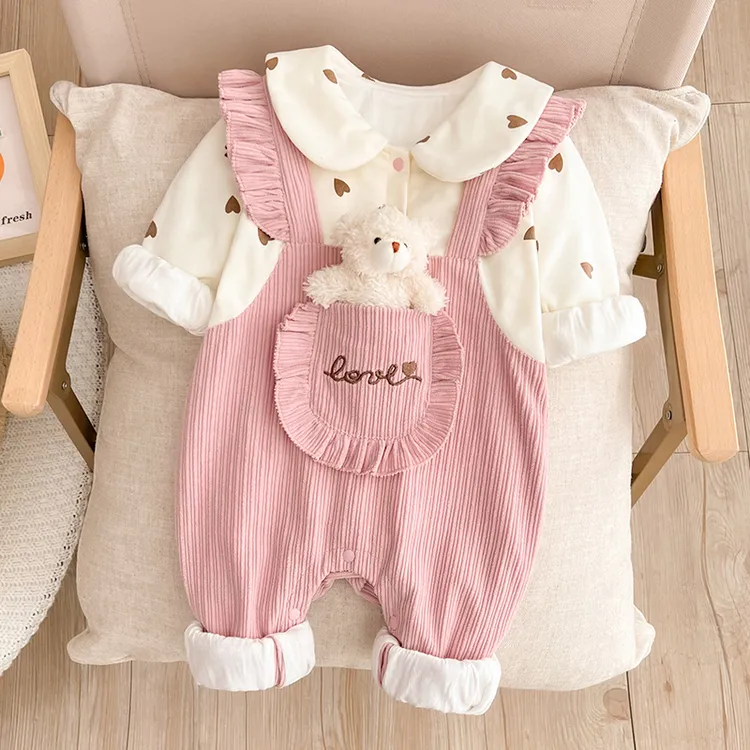 【宝藏衣橱上新】婴儿秋季连体衣新生儿男女宝秋装衣服满月百天爬服