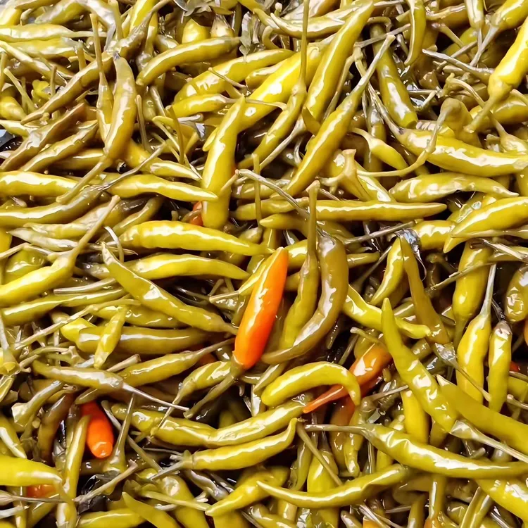 正宗农家腌制手工辣椒小米辣脆嫩爽口下饭咸菜小尖椒开袋即食泡椒