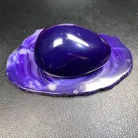 仅供观赏展示-原石老料紫玛瑙手串