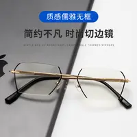 ML-3095总裁商务无框老花镜防蓝光护目