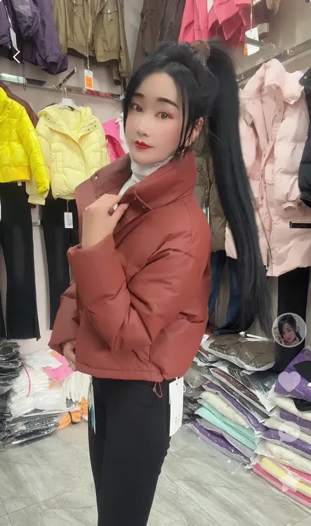 羽绒服冬款小短款