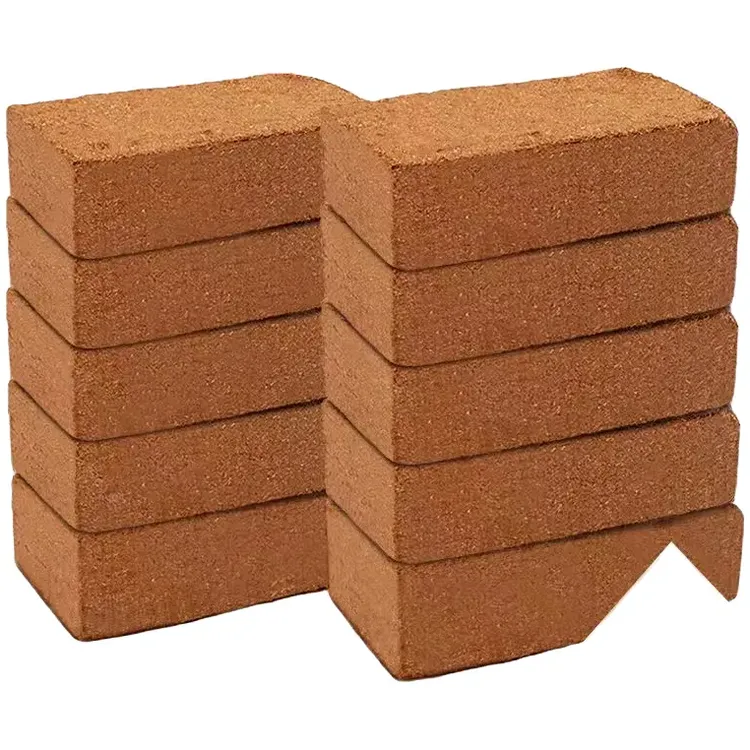 椰砖营养土通用型压缩耶砖种植土种菜养花卉专用椰土椰糠土粗椰壳