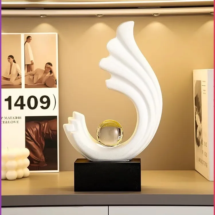 创意水晶球风生水起摆件家居客厅办公室酒柜电视柜装饰品摆件乔迁