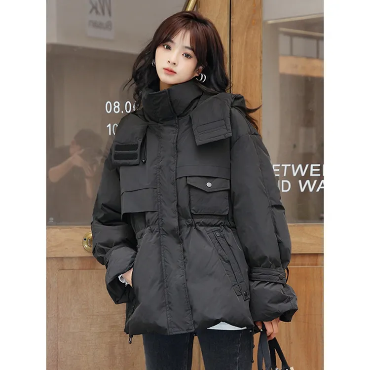 冬装新款韩版收腰高端时尚洋气时髦上档次显瘦外套女士高档羽绒服