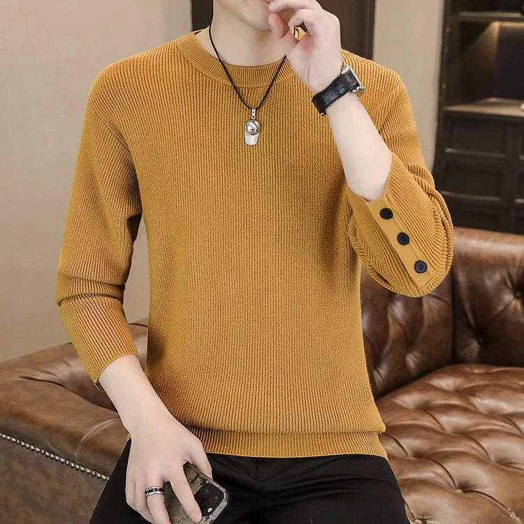 欧货秋冬新款针织衫毛衣高品质潮流百搭保暖高级感帅气打底衫上衣