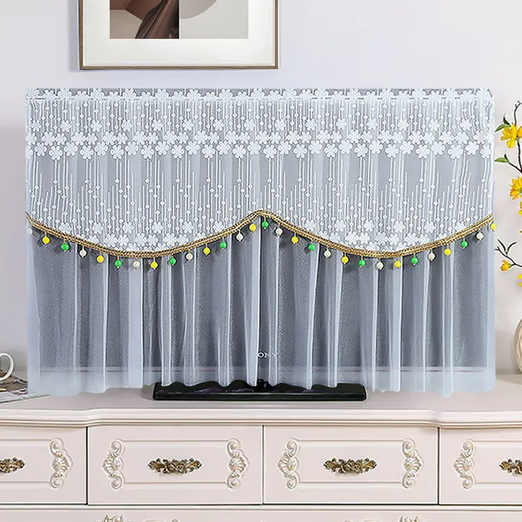 现代简约液晶电视机防尘罩挂式台式通用32/55/65/75/85寸开机免取