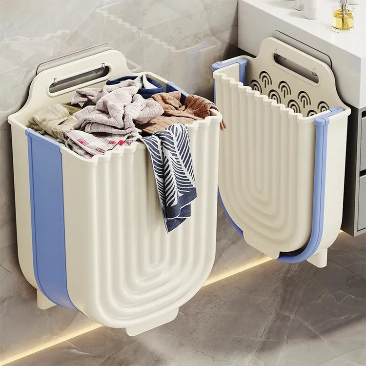 脏衣篓家用洗衣篮壁挂可折叠脏衣服收纳筐卫生间洗澡浴室放衣神器