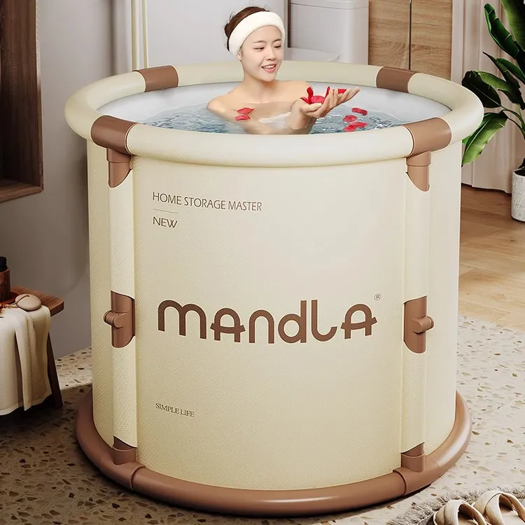 泡澡桶大人折叠泡浴桶儿童泡澡桶冬天坐浴盆家用沐浴桶全身洗澡桶