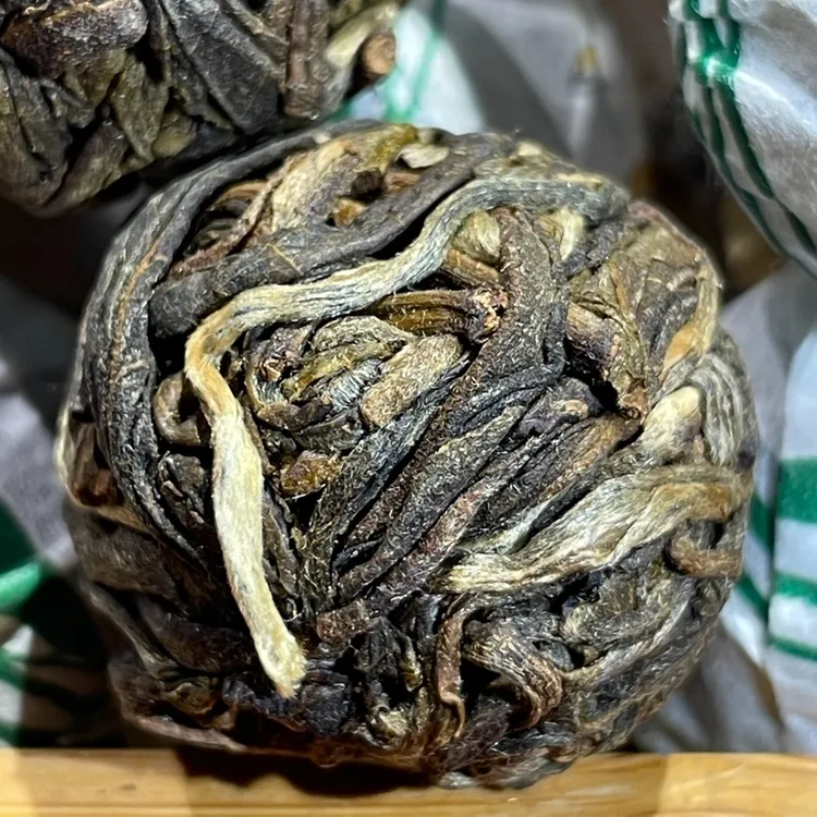 2023年忙肺正山古树普洱茶秋茶7克小龙珠  30颗装传承忙肺老味道