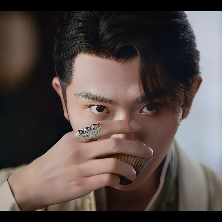 铜合金戒指 尼泊尔复古庆余年二皇子同款戒指镂空指环男女款开口