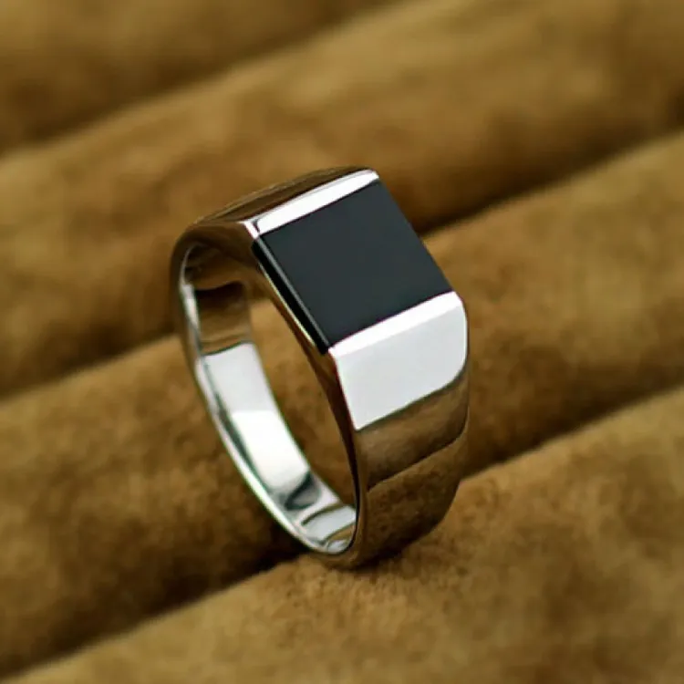 铜合金戒指 最新款复古欧美韩版黑色戒指男女食指戒时尚简约个性