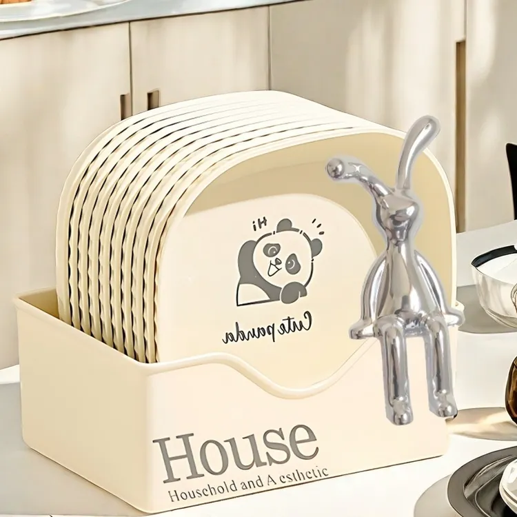 可洗碗机!吐骨碟家用高档骨碟套装轻奢小吃碟餐桌垃圾吐骨头盘碟