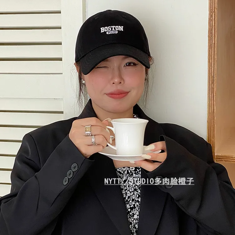 【橙子家]大头围55-64显脸小韩百搭鸭舌帽男方圆脸加大版棒球帽女