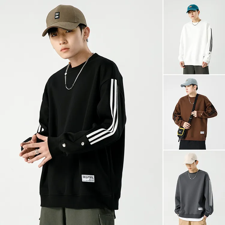 24年新品卫衣男士长袖t恤春冬季ins潮牌宽松外穿休闲情侣衣服男装