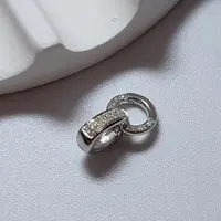 18k金/89175钻石万能百搭扣精工设计热门款式精美配件百搭热门款