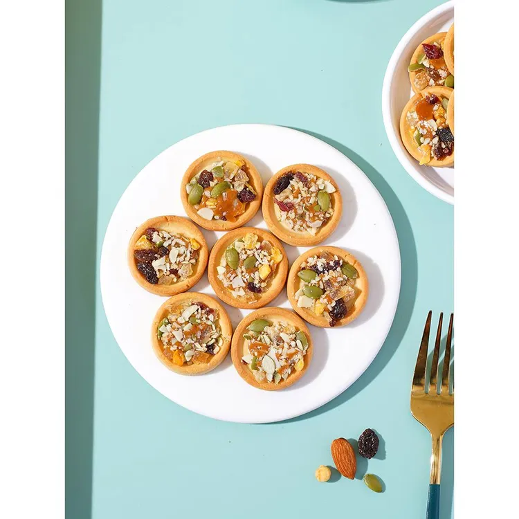 善美源坚果芙饼干薄脆曲奇披萨巴旦木饼干单独小休闲零食小吃