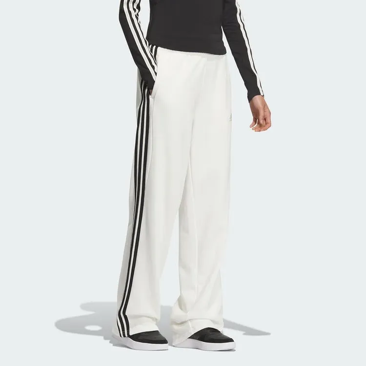 Adidas/阿迪达斯女子3-STRIPES运动毛圈布休闲裤长裤汉白色JN0763