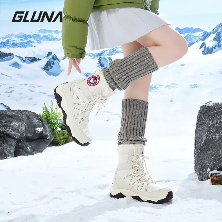 GLUNA哥鲁纳防水雪地靴88968户外加厚 蓄热 锁温里绒保暖抗寒防滑