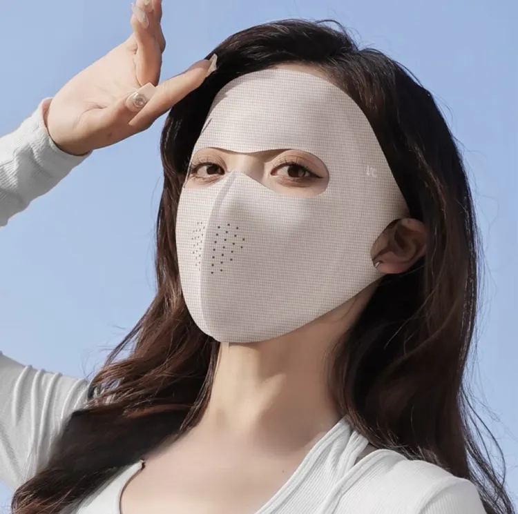 防晒面罩可水洗高颜值全脸防护口罩防紫外线3d男女