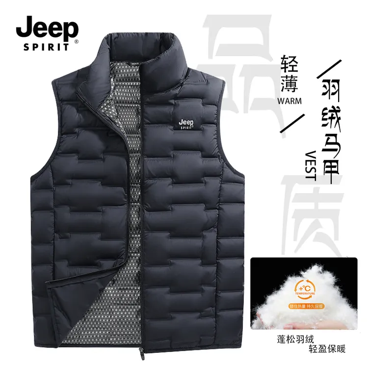 保暖羽绒马甲男士男款2025爆款轻薄背心新款立领男士马甲秋冬男款