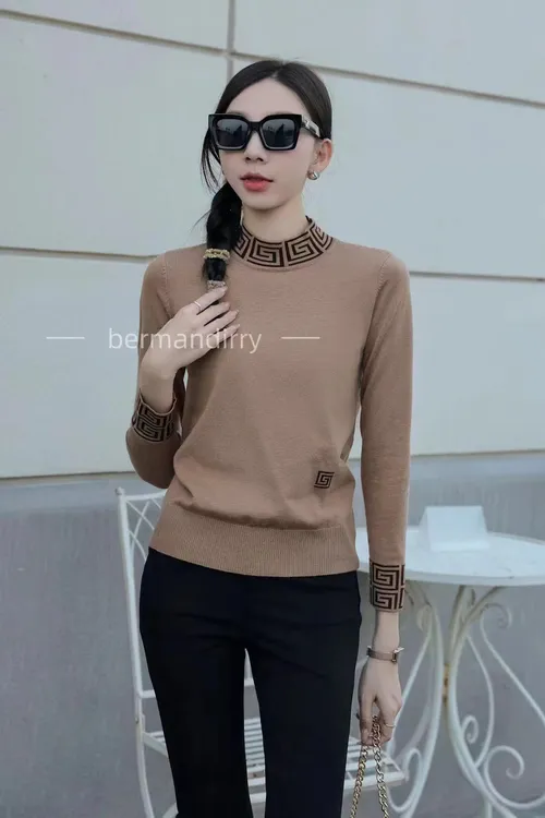 秋冬新款百搭显瘦轻奢高级气质上衣网红洋气休闲保暖针织衫19249
