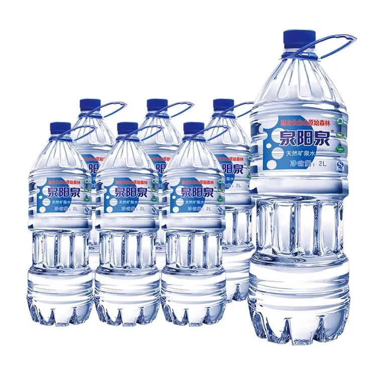 泉阳泉长白山天然矿泉水大瓶装饮用水2L*6小桶装弱碱性