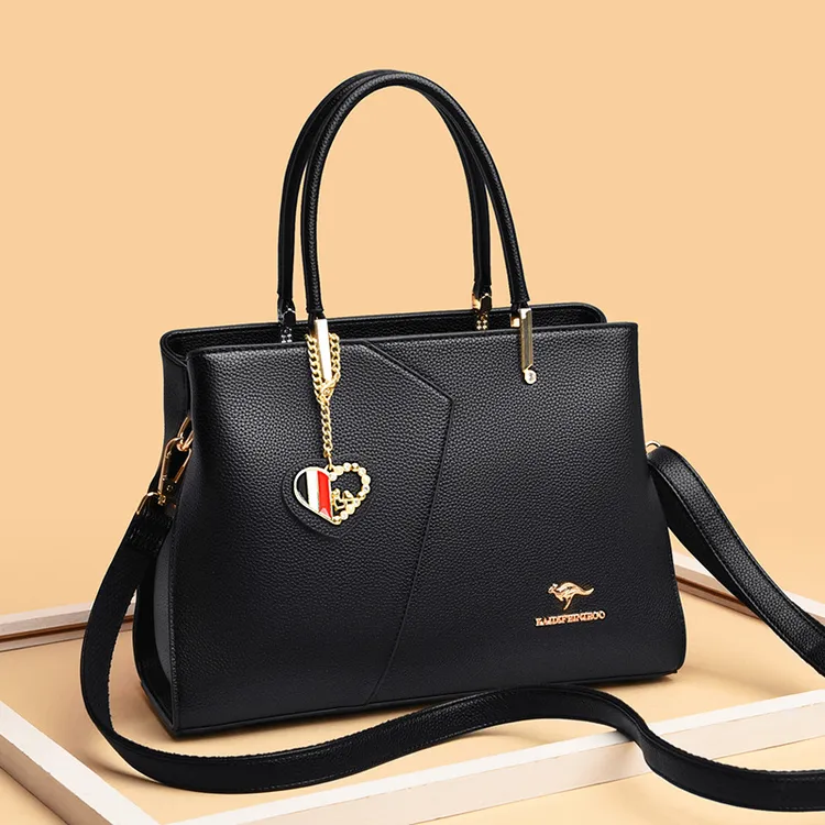 米琦袋鼠专柜女包送妈妈包单肩包2025新款时尚大气中年女士手提包