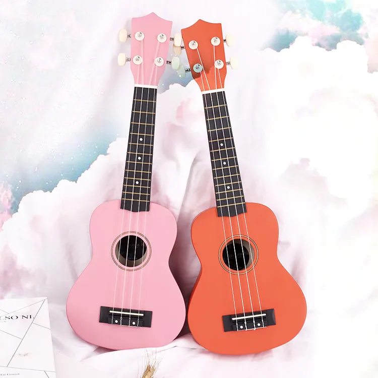 彩色尤克里里乌克丽丽ukelele小吉他儿童初学者小学生玩具入门级