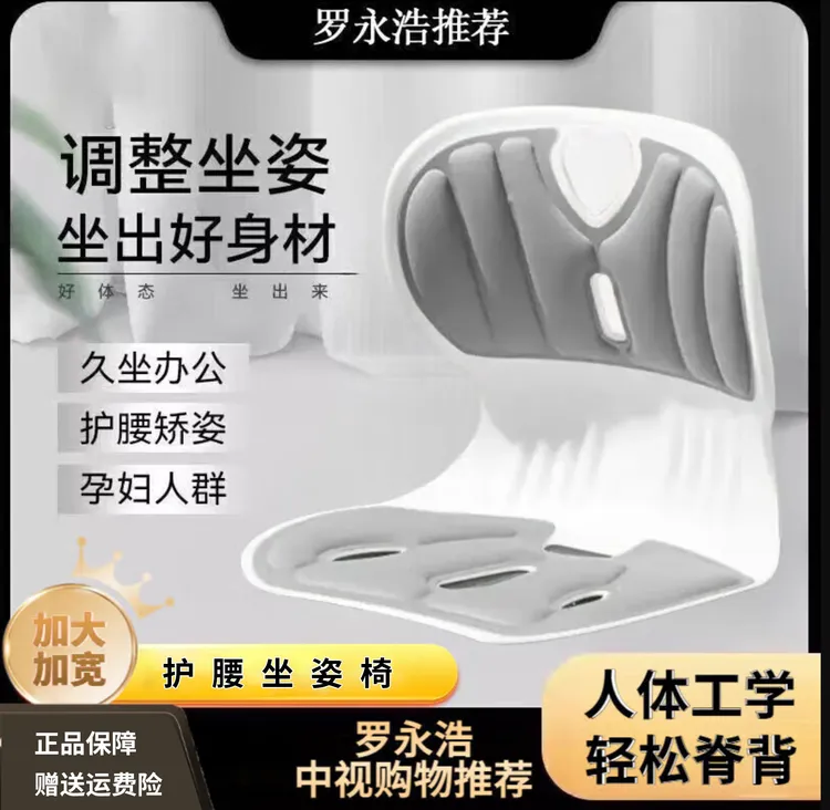 【央妈力荐】BK人体工学护腰坐姿椅护腰部靠背垫上班久坐不累T