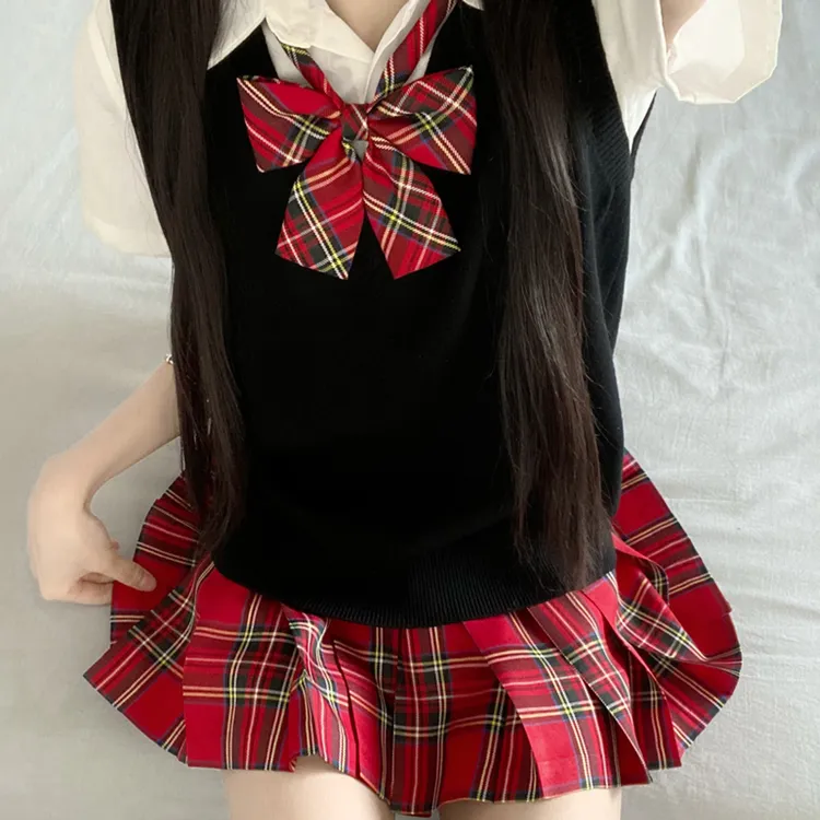 喵太【小辣椒】喵太JK制服成品布格裙日系学院风高腰学生正版百褶裙