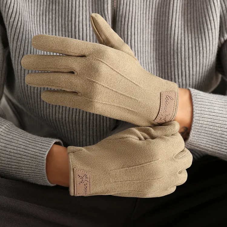 手套男士秋冬韩版防风保暖防寒骑车学生加绒加厚保暖可触屏时尚