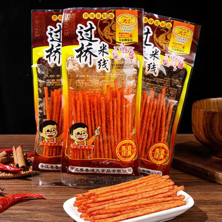 香满天过桥米线面筋辣条辣棒辣片丝麻辣零食包邮校园辣条大礼包