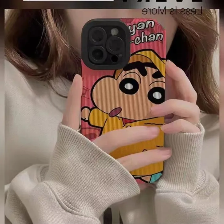 卡通蜡笔小新创意iPhone14promax苹果安卓手机壳1全包xr/xsma网红
