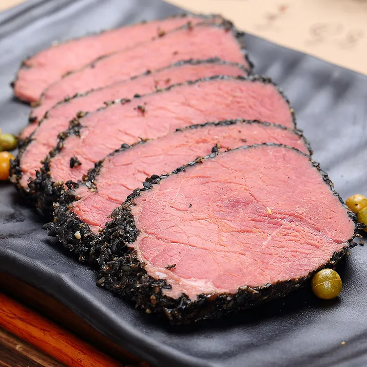馋三里卤牛肉熟食真空即食黑椒香辣五香口味健身代餐简餐轻食牛肉