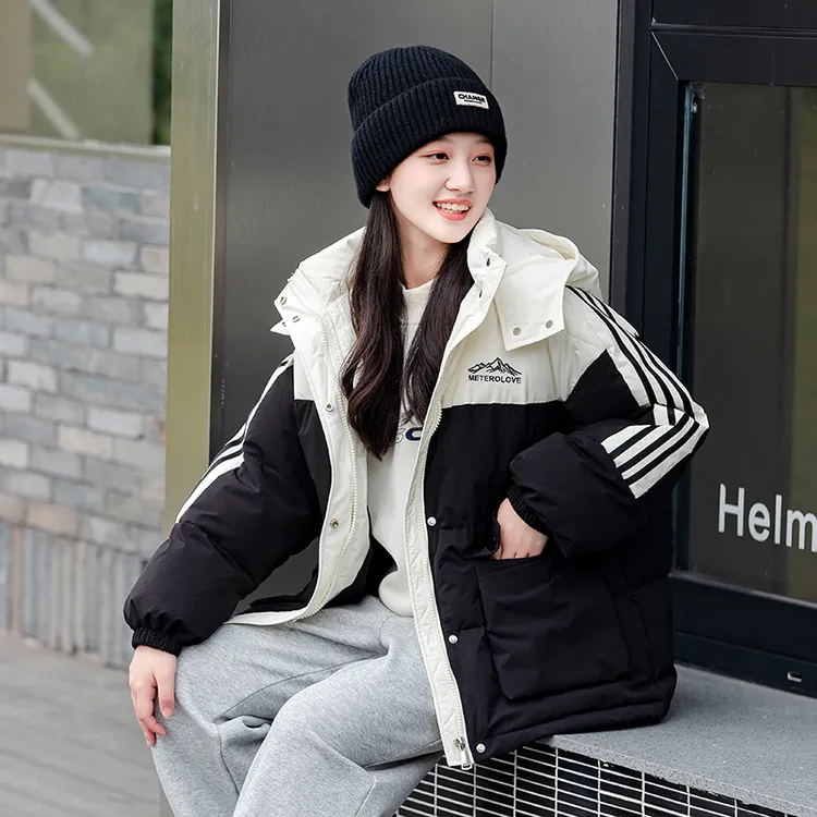 初中学生羽绒服保暖冬季新款少女大童女孩15岁17高中生冬装小个子