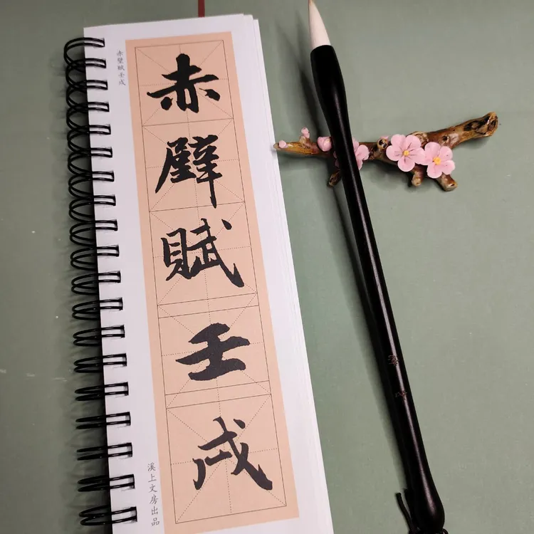 【溪上文房】赵孟頫《前后赤壁赋》米字格放大版字帖