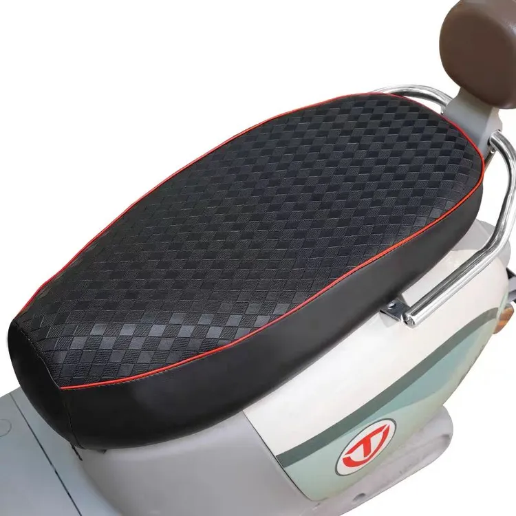 电动车坐垫防水防晒摩托车座垫电瓶车皮革座套踏板四季通用隔热