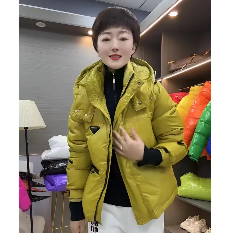 9717连帽丝绵保暖洋气棉服