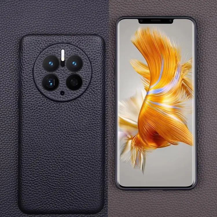 华为Mate60rs手机套真皮mate50/40 Pro保护套全包mate60 Pro牛皮