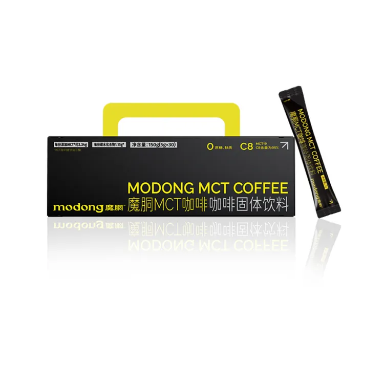 【低GI食谱 美食不挡道】魔胴MCT咖啡固体饮料拿铁风味5g*30条/盒