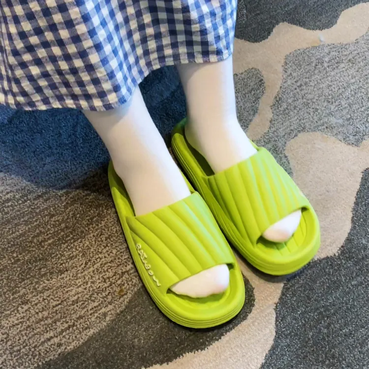居家厚底洗澡拖鞋女柔软夏季情侣室内浴室速干防滑凉凉拖男